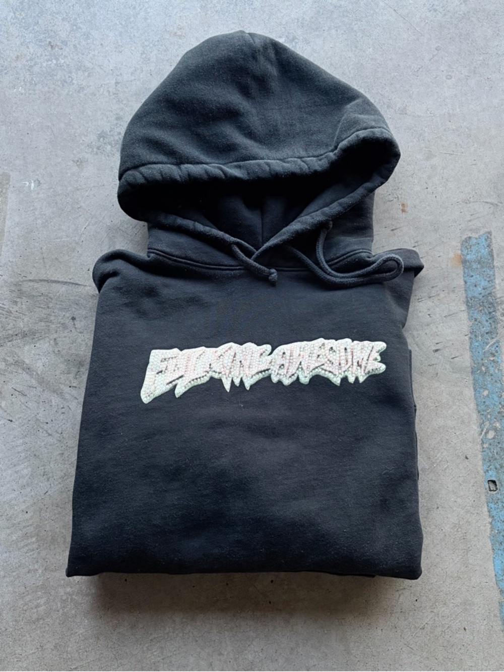 FA World Entertainment Fu*king Awesome Hoodie Sweatshirt Black